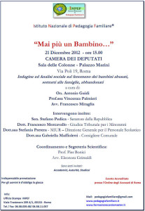 convegno mai piu camera g